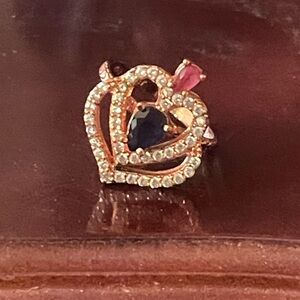 ROSE GOLD Size 4.5 Heartfelt Ring